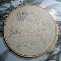 Meu projeto do curso: Técnicas básicas para bordado de letras. Embroider project by Gabriele Paschoalin - 06.06.2021
