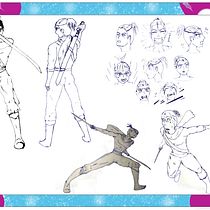 Mi Proyecto del curso: Creación de personajes manga. Traditional illustration, Character Design, Comic, and Manga project by Juan Rave - 08.28.2021