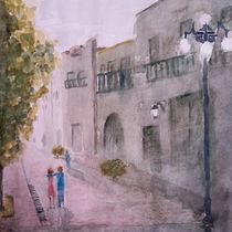 Walking to the light. Un projet de Beaux Arts, Aquarelle et Illustration architecturale de Claudia Leonela Valladares Millán - 26.08.2021