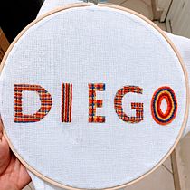 Mi Proyecto del curso: Letras bordadas: el hilo como herramienta gráfica. Embroider project by Norma Sifuentes - 08.28.2021