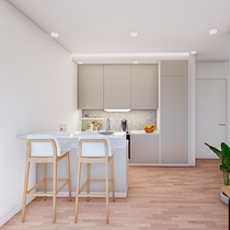 Remodelación Apartamento Madrid-España  Ein Projekt aus dem Bereich Architektur, Innenarchitektur, Digitale Architektur, ArchVIZ, Design, Fotografie, 3D, Möbeldesign und - bau, Innendesign, Bildbearbeitung, Infografik, 3-D-Modellierung, Instagram, 3-D-Design, Innenarchitektur, Fotografie für Instagram und Architektonische Illustration von Sey Fuentes Llamozas - 18.08.2021