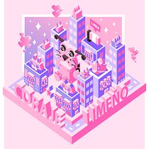 Mi Proyecto del curso: Ilustración vectorial isométrica desde cero. Design gráfico, Ilustração vetorial e Ilustração digital projeto de Silvana Avilés Cáceres - 28.08.2021