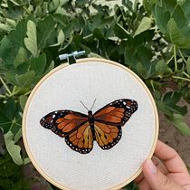 Mi Proyecto del curso: Técnicas de bordado realista. Traditional illustration, and Embroider project by Daniela Delgado Esparza - 08.25.2021
