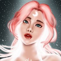 My project in Digital Fantasy Portraits with Photoshop course. Traditional illustration, Drawing, Digital Illustration, Portrait Drawing, Digital Drawing, and Digital Painting project by minnyithuta - 08.26.2021