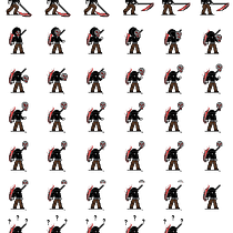 Mi Proyecto del curso: Animación de personajes en pixel art para videojuegos  Ein Projekt aus dem Bereich Animation von Figuren, Videospiele, Pixel Art und Videospielentwicklung von Jonathan Eduardo Altamirano Monrroy - 26.08.2021
