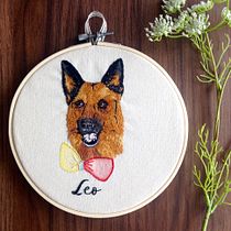Mi Proyecto del curso: Needle painting para principiantes. Embroider, and Naturalistic Illustration project by sahrafernd - 08.27.2021