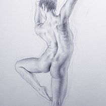 Mi Proyecto del curso: Dibujo de la figura humana en movimiento Ein Projekt aus dem Bereich Bildende Künste, Skizzenentwurf, Bleistiftzeichnung, Zeichnung und Realistische Zeichnung von Francisco Alcalá Chacón - 29.08.2021