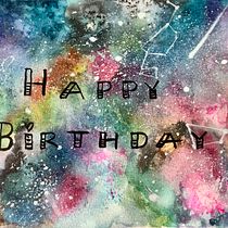 My project in Modern Watercolor Techniques course - September Birthday Cards. Traditional illustration, Fine Arts, Painting, and Watercolor Painting project by sylviawise - 08.29.2021