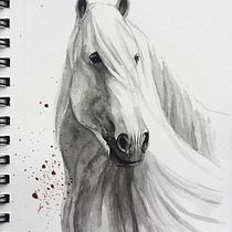 My project in Expressive Animal Portraits in Watercolor course Ein Projekt aus dem Bereich Traditionelle Illustration, Aquarellmalerei, Realistische Zeichnung und Naturalistische Illustration von piyo - 17.08.2021
