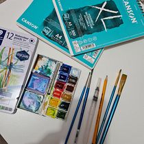 Mi Proyecto del curso: Creación de paletas de color con acuarela. Un progetto di Illustrazione tradizionale, Belle arti, Pittura, Pittura ad acquerello e Teoria del colore di Clara Patricia Guerrero Puicón - 29.08.2021