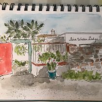 My project in Artistic Watercolor Sketching: Dare to Express Your Ideas course. Traditional illustration, Sketching, Creativit, Drawing, Watercolor Painting, and Sketchbook project by abqsusie - 08.30.2021