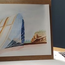 Mi Proyecto del curso: Dibujo arquitectónico con acuarela y tinta. Sketching, Drawing, Watercolor Painting, Architectural Illustration, Sketchbook & Ink Illustration project by sarapaz - 08.30.2021
