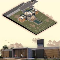Mi Proyecto del curso: Ilustración digital de proyectos arquitectónicos. Architecture, L, scape Architecture, Digital Illustration, Digital Architecture, and Architectural Illustration project by karimgosne - 08.29.2021