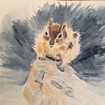 My project in Expressive Animal Portraits in Watercolor course Ein Projekt aus dem Bereich Traditionelle Illustration, Aquarellmalerei, Realistische Zeichnung und Naturalistische Illustration von Carol Gordon - 30.08.2021