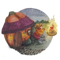 Mi Proyecto del curso: Técnicas de acuarela para ilustraciones de ensueño. Projekt z dziedziny Trad, c, jna ilustracja,  R, sunek, Malowanie akwarelą, Ilustracja w i dawnicza użytkownika Susy Zúñiga - 31.08.2021