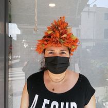 Mi Proyecto del curso: Tocado floral: crea tu complemento de flores. Accessor, Design, Fashion Design, DIY, Floral, and Plant Design project by Rosa Trigell - 08.31.2021