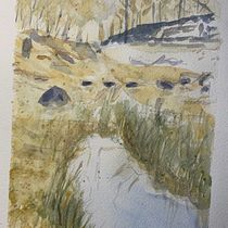 Mi Proyecto del curso: Paisajes naturales en acuarela. Projekt z dziedziny  Sztuki piękne,  Malarstwo i Malowanie akwarelą użytkownika Paloma Moro de la fuente - 31.08.2021