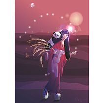 Mi Proyecto del curso: Ilustración vectorial con efectos de luz. Traditional illustration, Vector Illustration, Digital Illustration, and Digital Design project by clazzeriniv - 09.30.2021