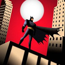 batman Art Deco Style for Digital Illustration course. Un progetto di Illustrazione tradizionale, Belle arti, Design di poster  e Illustrazione digitale di Ruben Mejia - 31.08.2021