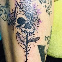 Mi Proyecto del curso: Tatuaje para principiantes. Tattoo Design project by Camila Fernanda Azola Garaventa - 08.31.2021
