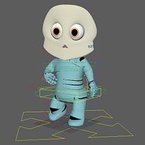 Mi Proyecto del curso: Introducción al rigging para animación: Mask Rig. Animation, Rigging, and 3D Animation project by Kike Nieto - 09.01.2021