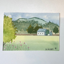 Meu projeto do curso: Caderno de viagem em aquarela. Traditional illustration, Watercolor Painting, Architectural Illustration, and Sketchbook project by Maria Victória Carvalho Antão dos Santos - 09.01.2021
