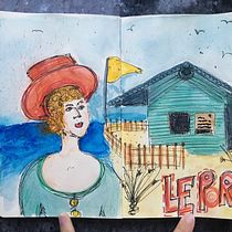 Mein Kursprojekt: Aquarellsketching: Drück deine Ideen aus . Traditional illustration, Sketching, Creativit, Drawing, Watercolor Painting, and Sketchbook project by Valeria Klein - 09.01.2021