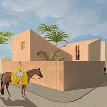 My project in Architectural Visualization Using Digital Collage course. Un projet de Architecture, Design graphique, Architecture d'intérieur, Design d'intérieur, Pa, sagisme, Collage, Architecture numérique et Illustration architecturale de Ceren Yigit - 31.08.2021