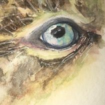 My project in Expressive Animal Portraits in Watercolor course Ein Projekt aus dem Bereich Traditionelle Illustration, Aquarellmalerei, Realistische Zeichnung und Naturalistische Illustration von alison_burns - 02.09.2021