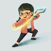 A illustration of my self! . Un proyecto de Ilustración tradicional, Animación, Animación 2D e Ilustración digital de Mag Nguyen - 02.09.2021