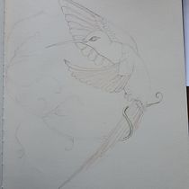My project in Surrealist Illustration Inspired by Nature course. Traditional illustration, Pencil Drawing, Drawing, Artistic Drawing, and Naturalistic Illustration project by carmen conway - 09.03.2021