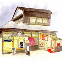 My project in Architectural Sketching with Watercolor and Ink course. Sketching, Drawing, Watercolor Painting, Architectural Illustration, Sketchbook & Ink Illustration project by YJ - 09.02.2021