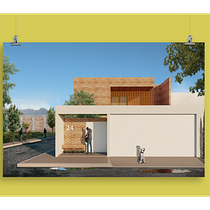 CASA O: Técnicas de Matte Painting. Un progetto di Ritocco fotografico, Fotografia digitale, Architettura digitale, ArchVIZ, Fotomontaggio e Matte painting di Gerardo Modesto Sánchez Ledema - 03.09.2021