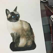 My project in Expressive Animal Portraits in Watercolor course. Un projet de Illustration traditionnelle, Aquarelle, Dessin réaliste et Illustration naturaliste de fichuck - 03.09.2021