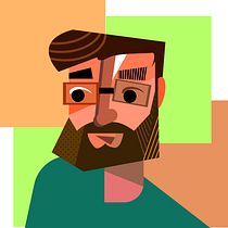 Mi Proyecto del curso: Ilustración digital con formas geométricas para principiantes. Ilustração tradicional, Ilustração vetorial e Ilustração digital projeto de Kimberly Chan - 04.09.2021