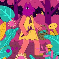 My project in Digital Illustration: Use Your Imagination to Create course. Traditional illustration, and Digital Illustration project by itsnotabeard - 08.24.2021