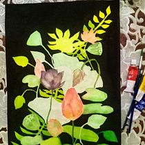 My project in Negative Watercolor Painting for Botanical Illustration course Ein Projekt aus dem Bereich Traditionelle Illustration, Aquarellmalerei und Botanische Illustration von Rozanna - 07.09.2021