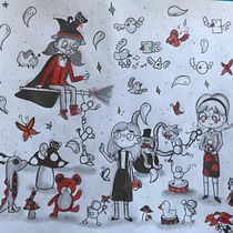Mi Proyecto del curso: Introducción a la creación de personajes estilo cartoon. Un projet de Illustration traditionnelle, Conception de personnages , et Dessin de dorothy_011 - 04.09.2021