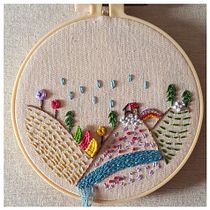 Mi Proyecto del curso: Técnicas básicas de bordado: puntadas, composiciones y gamas cromáticas. Accessor, Design, Costume Design, Embroider, and Color Theor project by Natalia Cornejo - 09.04.2021