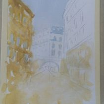 proyecto final . Un projet de Illustration traditionnelle, Esquisse , Dessin, Aquarelle, Illustration architecturale , et Carnet de croquis de Isa Cascales - 05.09.2021