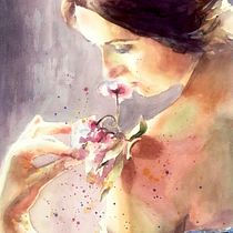 Mi Proyecto del curso: Figura humana en acuarela. Un progetto di Illustrazione tradizionale, Belle arti, Pittura, Pittura ad acquerello, Disegno realistico e Disegno anatomico di Angez - 24.08.2021
