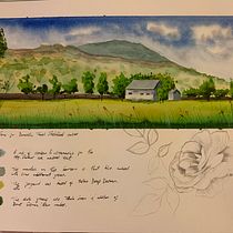 My project in Watercolor Travel Journal course. Traditional illustration, Watercolor Painting, Architectural Illustration, and Sketchbook project by nickveale3 - 09.05.2021