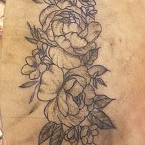 Mi Proyecto del curso: Tatuaje botánico con puntillismo. Projekt z dziedziny Trad, c, jna ilustracja, Projektowanie tatuaż, R i sunek botaniczn użytkownika sunnie_89 - 05.09.2021