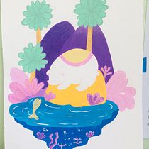 Mi Proyecto del curso: Técnicas de ilustración con acuarela y gouache. Traditional illustration, Fine Arts, Painting, Watercolor Painting, Children's Illustration, and Gouache Painting project by Rosa Ámbar Vásquez - 09.05.2021