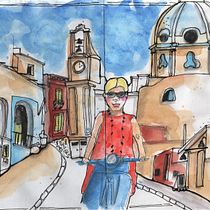My project in Artistic Watercolor Sketching: Dare to Express Your Ideas course. Traditional illustration, Sketching, Creativit, Drawing, Watercolor Painting, and Sketchbook project by Rosalie Camilleri - 09.05.2021
