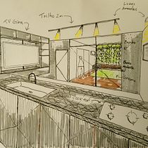 Meu projeto do curso: Introdução ao desenho arquitetônico à mão livre. Architecture, and Architectural Illustration project by marcio.tsuyama - 09.05.2021