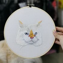 Mi Proyecto del curso: Needle painting para principiantes. Embroider, and Naturalistic Illustration project by candychen1603 - 08.10.2021