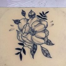 Mi Proyecto del curso: Tatuaje botánico con puntillismo. Projekt z dziedziny Trad, c, jna ilustracja, Projektowanie tatuaż, R i sunek botaniczn użytkownika Sebastián Uribe Cuevas - 04.09.2021