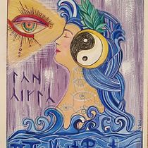 Il mio progetto del corso: Illustrazione ad acrilico: crea universi magici. Traditional illustration, Painting, Creativit, Acr, lic Painting, Sketching, Pencil Drawing, Drawing, Artistic Drawing, and Gouache Painting project by mor_ghana - 09.06.2021