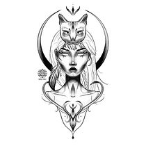 My project in Digital Design and Illustration of Tattoos with Procreate course. Traditional illustration, Graphic Design, Digital Illustration, Tattoo Design, and Digital Drawing project by Maya Knepflé - 09.06.2021